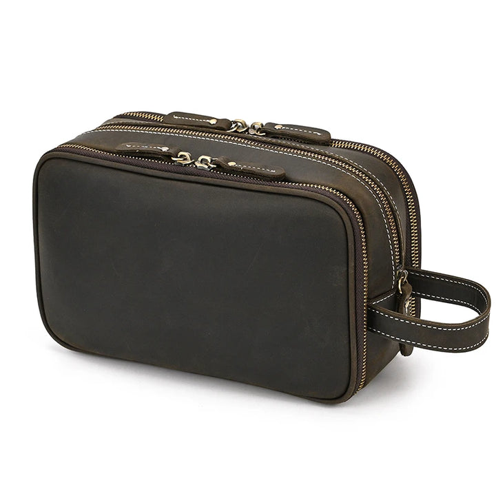 Cowhide Travel toiletry bag