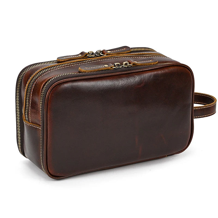 Cowhide Travel toiletry bag