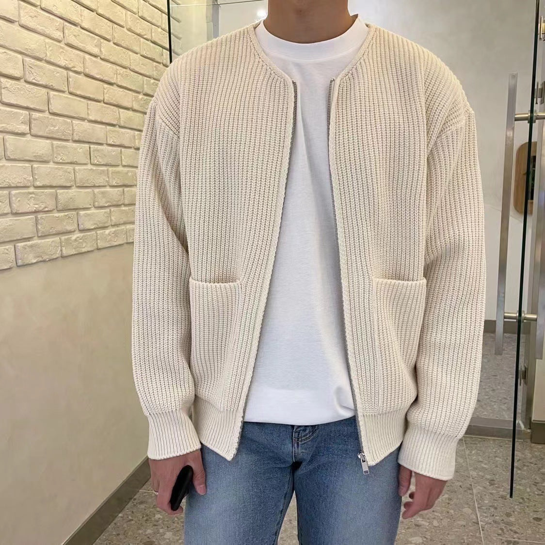 DANIELE | Refined Men's Zip Sweater