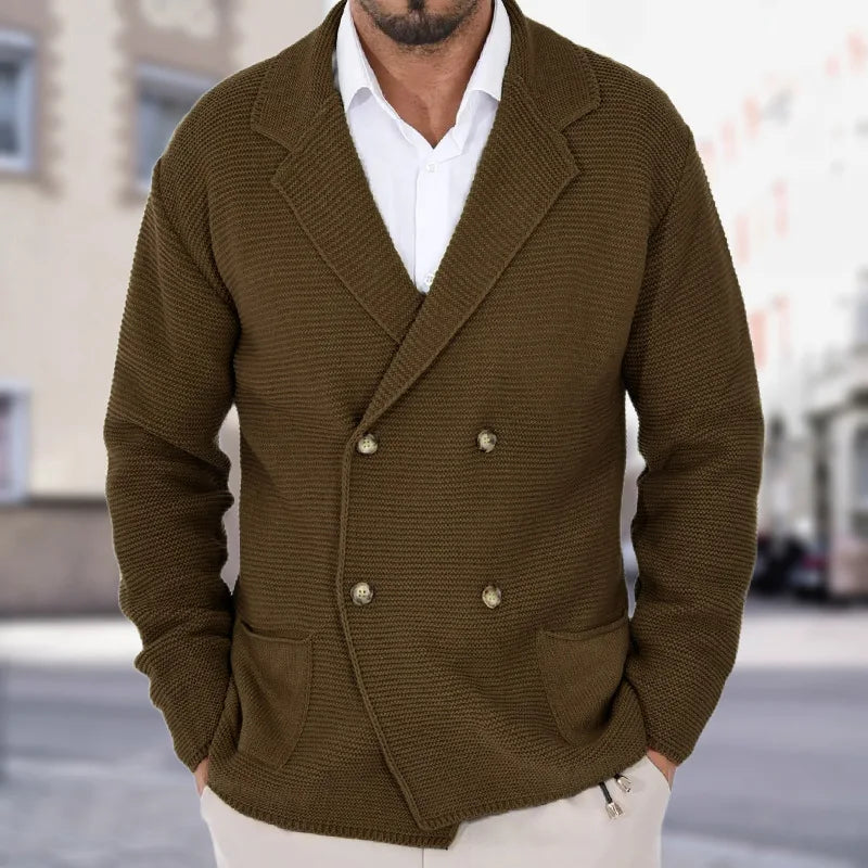 Jari™ | Knitted Cardigan with Double Buttons