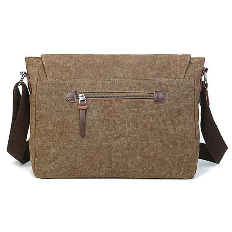 Vintage Canvas Men Casual Crossbody Bag