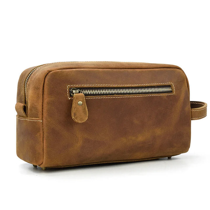 Cowhide Travel toiletry bag