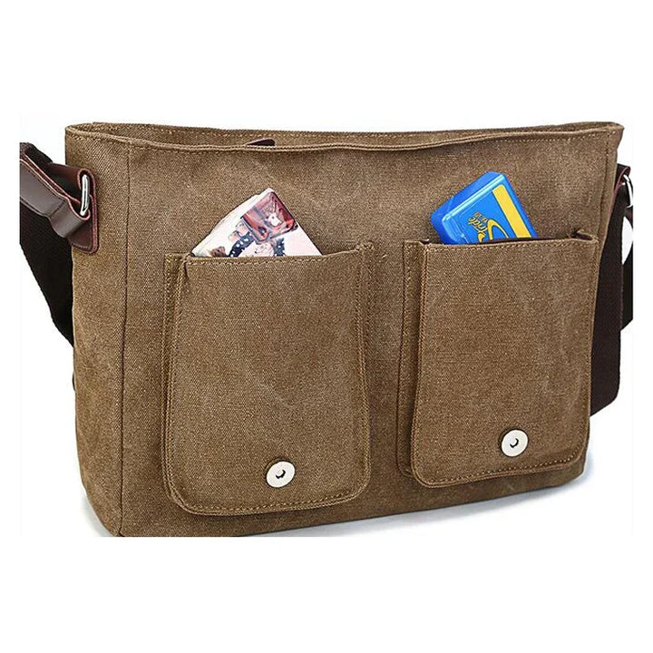 Vintage Canvas Men Casual Crossbody Bag