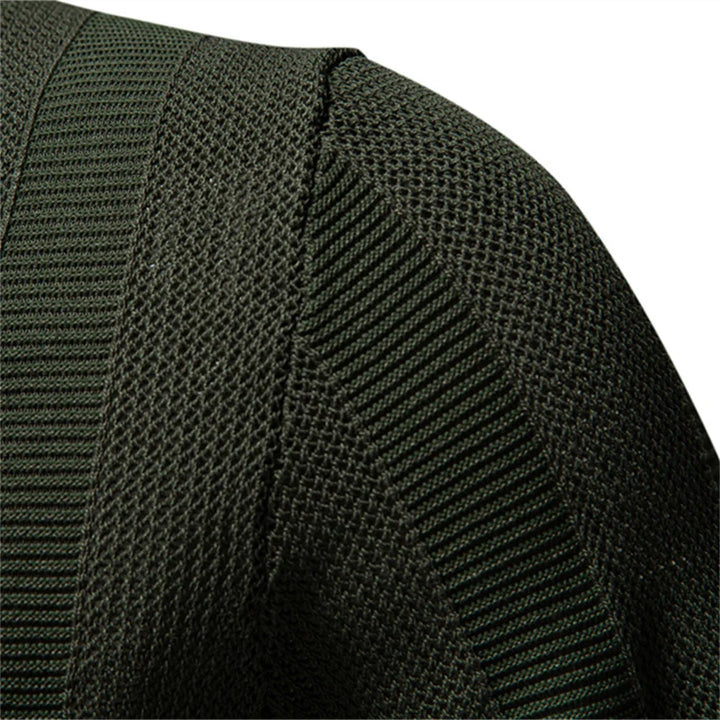 Striped Mesh Polo Shirt