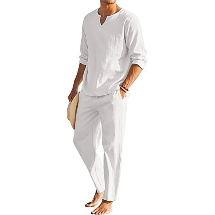 Jams™ Cotton Linen Two-Piece Men's Set