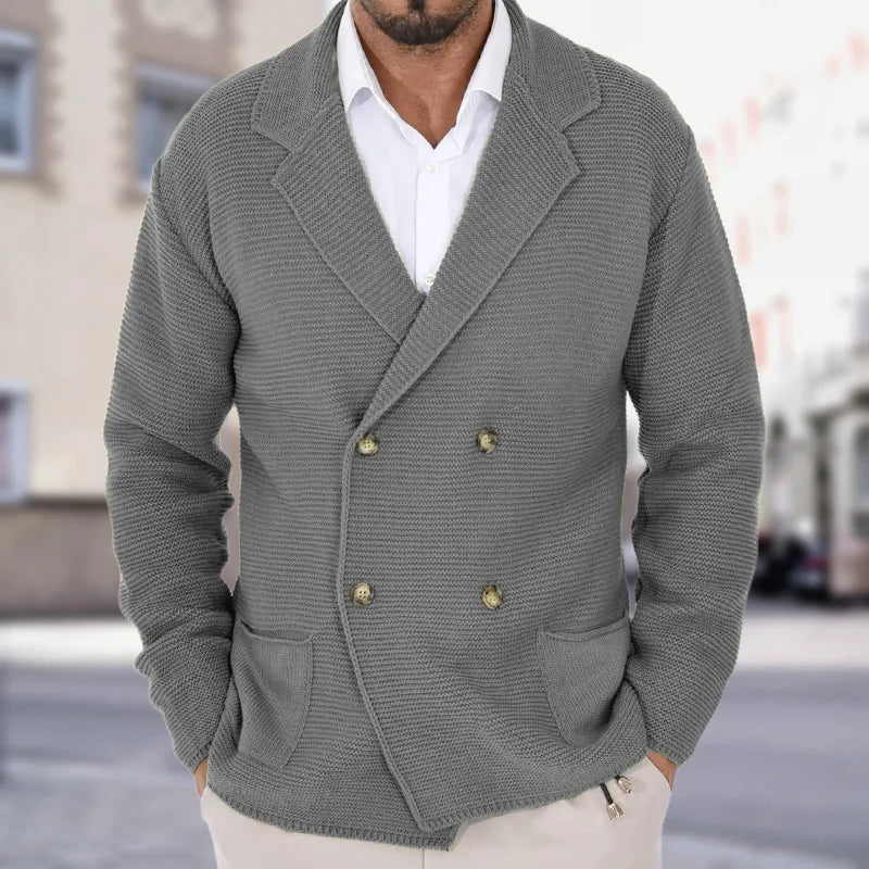 Jari™ | Knitted Cardigan with Double Buttons