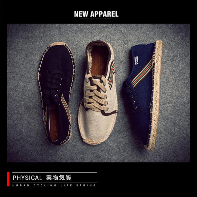 High Quality Canvas  Espadrilles Fisherman Shoes