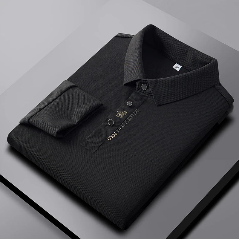 Cavaliere LS -Wrinkle-free  polo