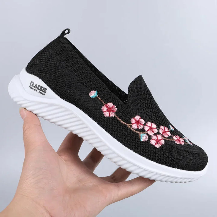 Nancy| Breathable Floral Sneakers