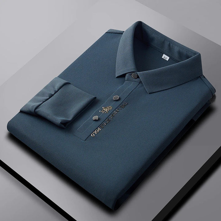 Cavaliere LS -Wrinkle-free  polo