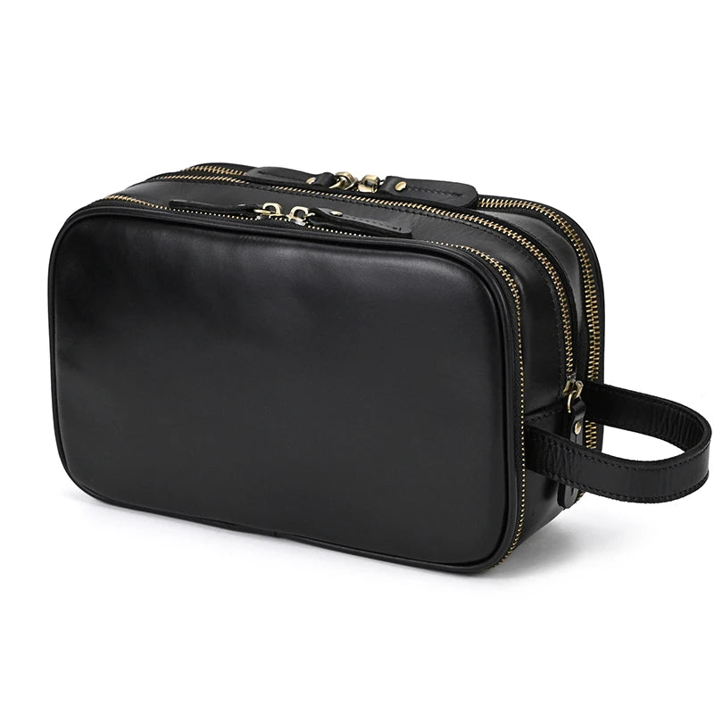 Cowhide Travel toiletry bag