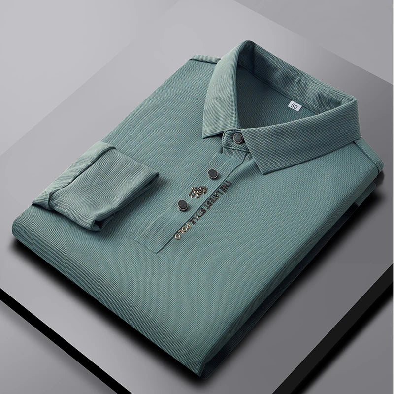 Cavaliere LS -Wrinkle-free  polo