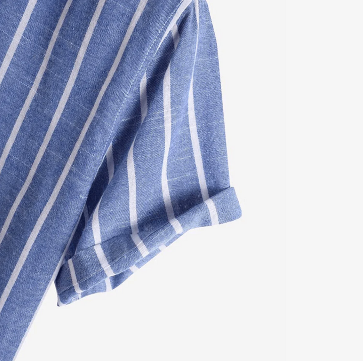 Grayson | Striped Shirt Polo