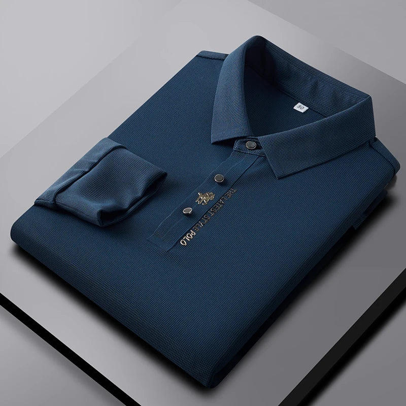 Cavaliere LS -Wrinkle-free  polo