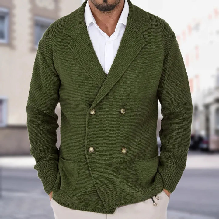 Jari™ | Knitted Cardigan with Double Buttons