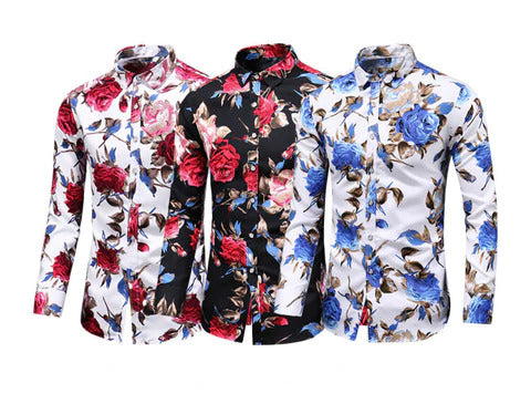 Henry | Shirt with Flowers