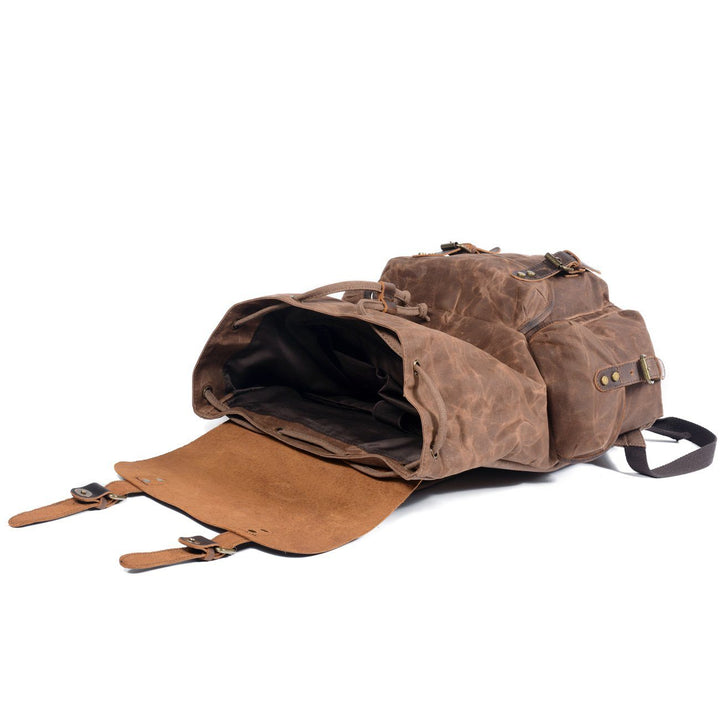 Canvas Leather Backpack | SALZBURG