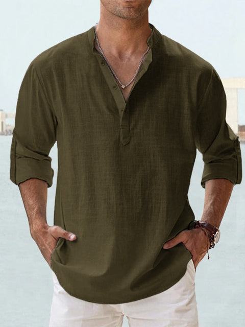 Givalli ™Casual Linen Overshirt