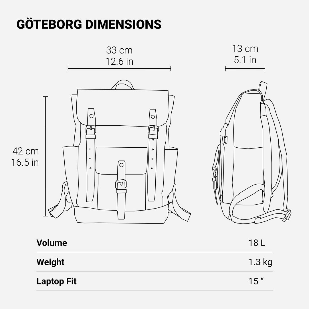 Vintage Laptop Backpack | GRANADA