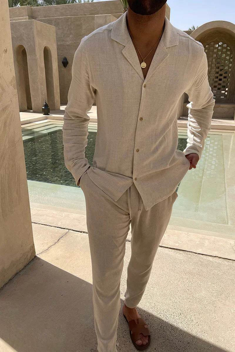 Ashton | Men's Linen Set