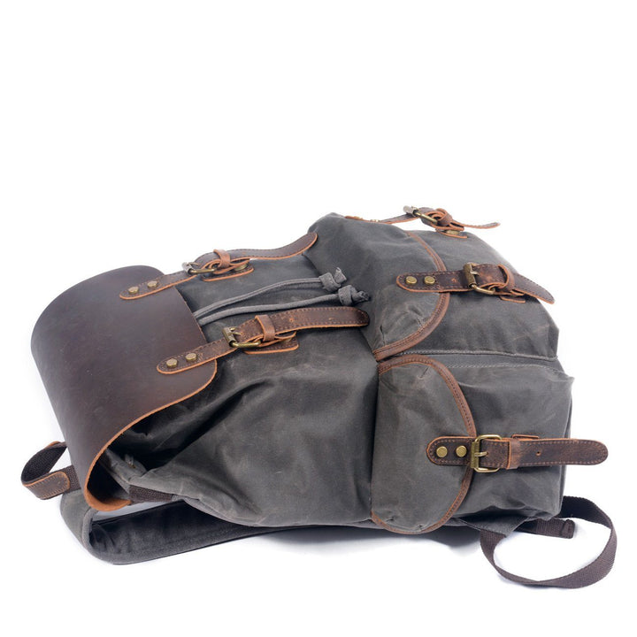 Canvas Leather Backpack | SALZBURG