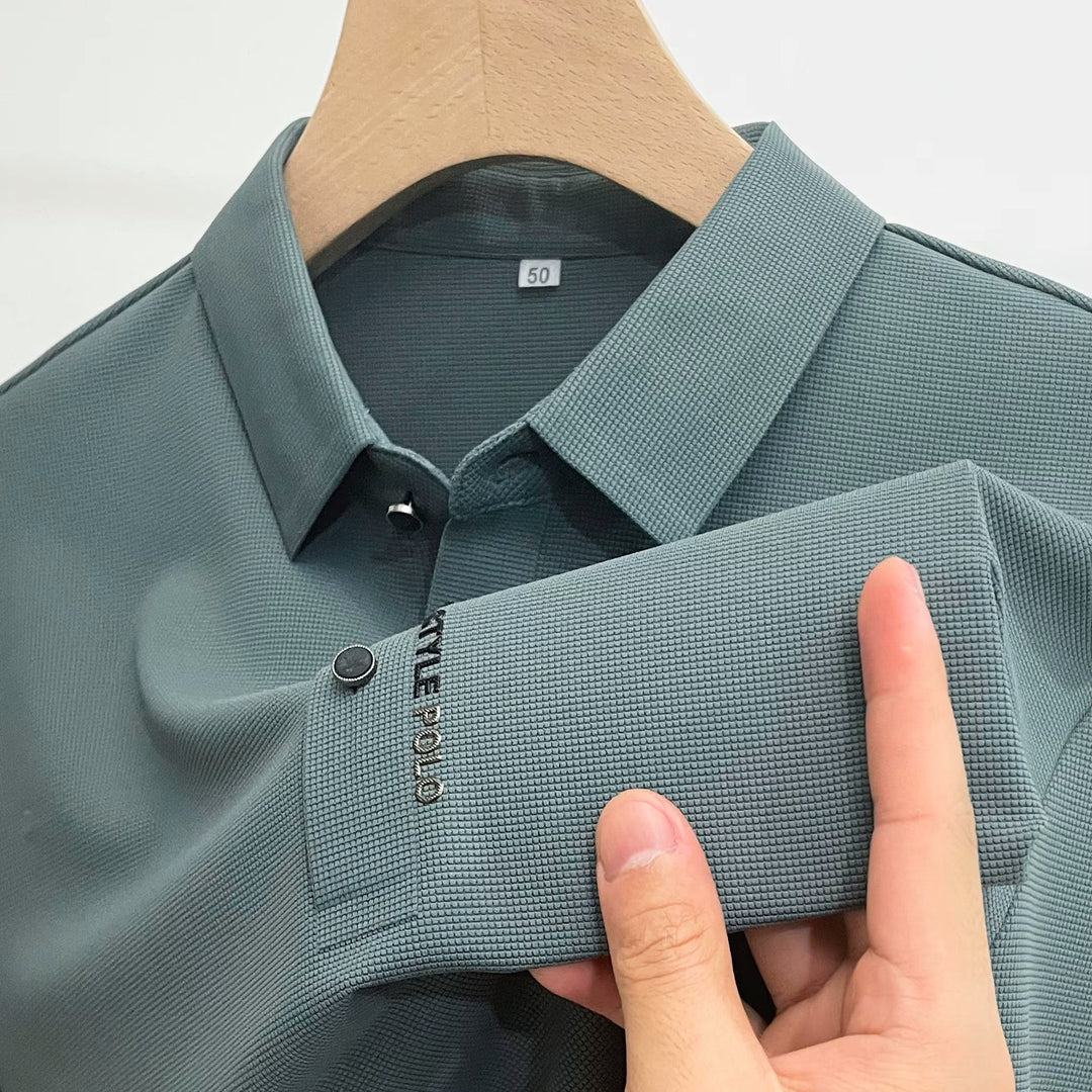 Cavaliere LS -Wrinkle-free  polo