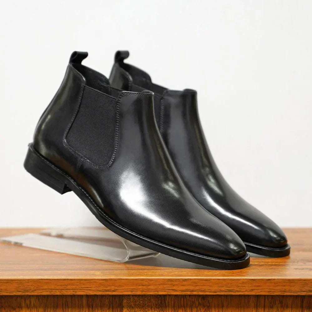 Luca|Leather Chelsea Boots