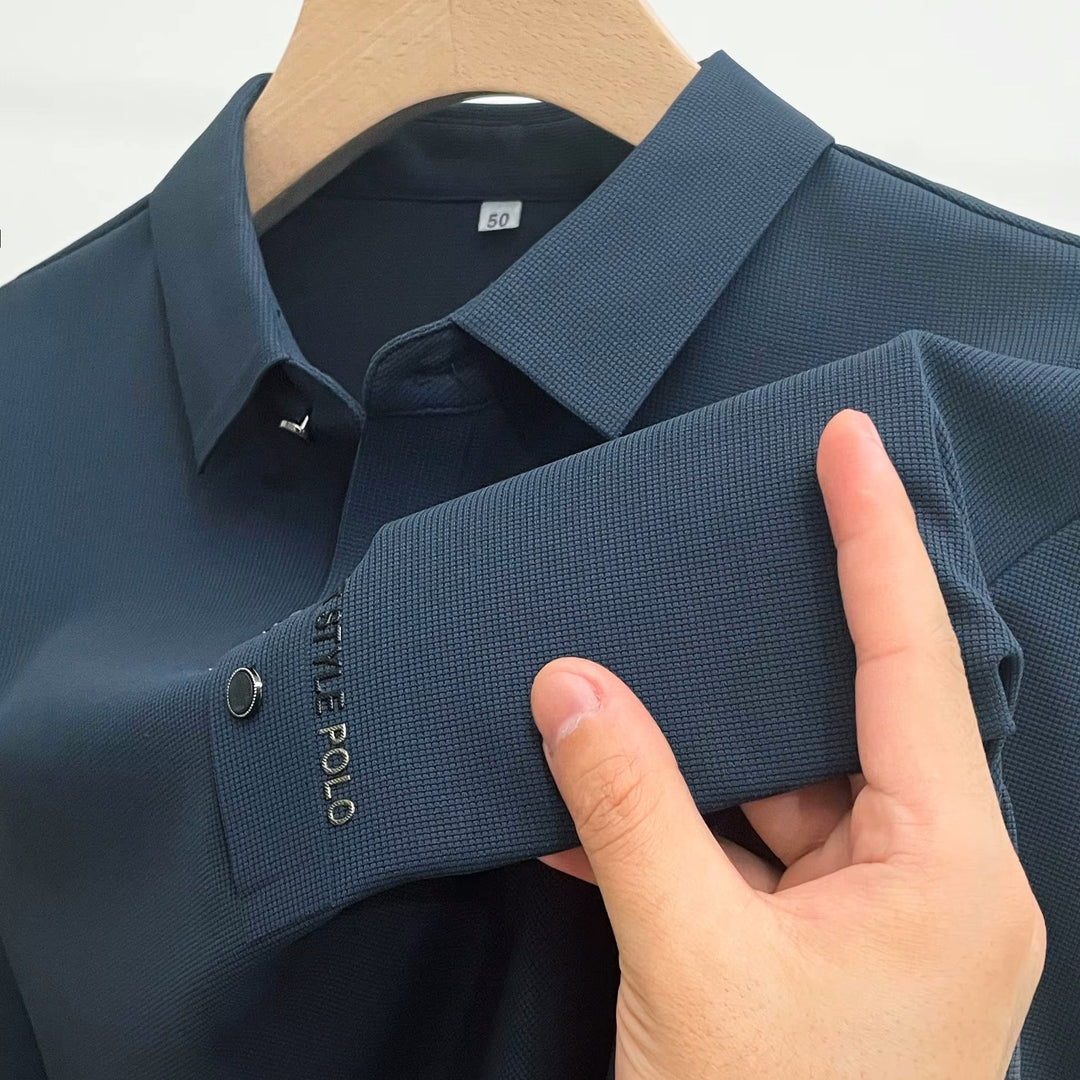 Cavaliere LS -Wrinkle-free  polo